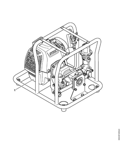 Pulverizadores de mochila (SG) SG 230 Níºmero de máquinaÂ  de la marca Stihl